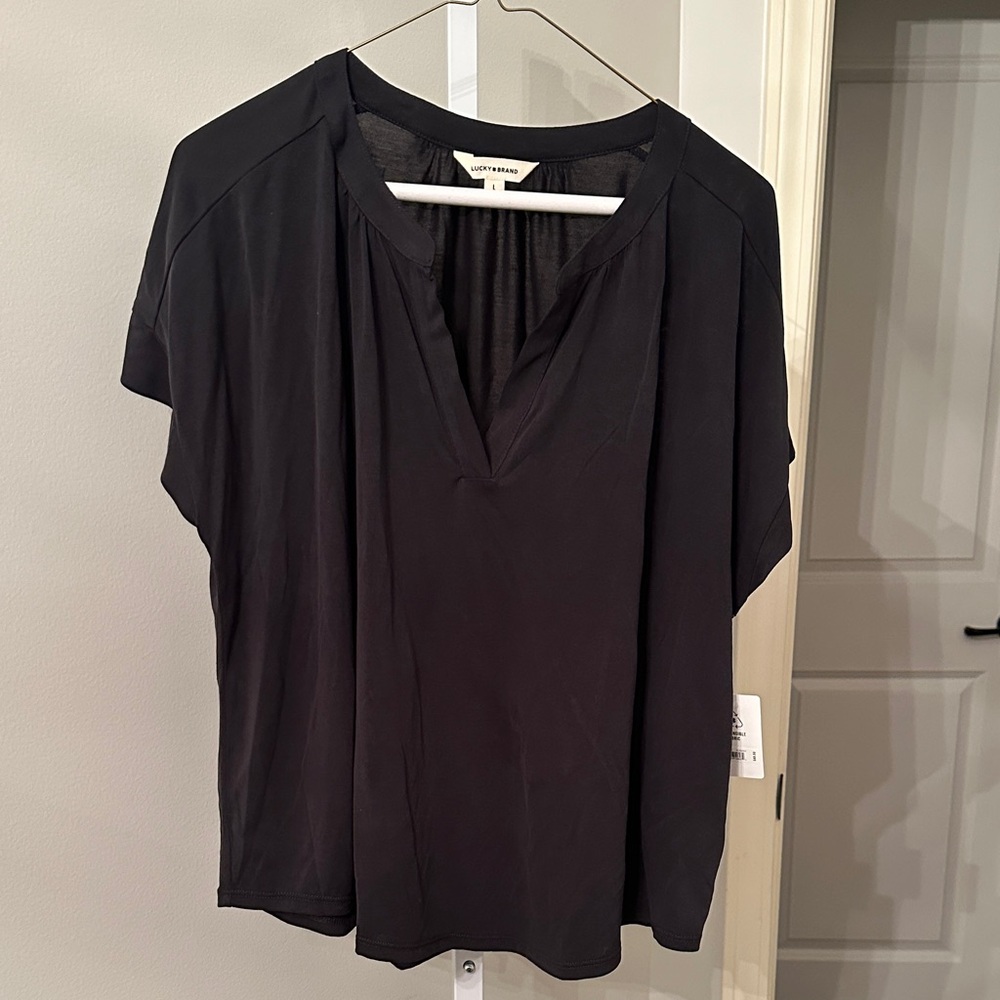 Lucky Brand Black Blouse